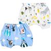 FLYISH DIRECT Pantaloni da notte per bambini, pantaloni da pannolino per bambini, pantaloncini da bambino, pantaloncini da notte per bambini, 2 pezzi