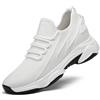 Dasongff Sneakers da uomo con tacco invisibile 6 cm/8 cm/10 cm Taller, Sneakers a maglia alla moda punta rotonda Scarpe sportive ascensore con lacci compensata a piedi palestra corsa Basquet escursionismo, A1