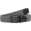 RED BRIDGE Cintura elastica per uomini e donne Intrecciata Stretch belt unisex Grigio 110