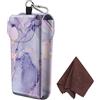 FINTIE Double Glasses Custodia con Gancio Moschettone, Portatile Custodia Protettiva in Similpelle Case AntiGraffio per Occhiali da Sole,
