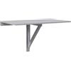 vidaXL Wandtafel inklapbaar 100x60x56 cm bewerkt hout grijs sonoma