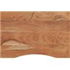 vidaXL Piano Scrivania 90x60x2,5 cm Rettangolare Legno Massello Acacia