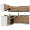 B BELINI GROUP Belini ITALIA 6 Cucina Angolare Componibile 360cm Marrone Dorato