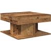 vidaXL Tavolino da Salotto Legno Antico 55x55x30 cm Legno Multistrato