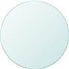 vidaXL Tafelblad van gehard glas 300 mm rond