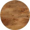 vidaXL Piano per Tavolo Ø 50x3,8 cm Rotondo in Legno Massello di Mango
