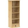 vidaXL Cd-kast Corona 40x30x110 cm massief grenenhout