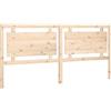 vidaXL Testiera per Letto 205,5x4x100 cm in Legno Massello di Pino