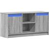 vidaXL Tv-meubel met LED 100x34x50 cm bewerkt hout grijs sonoma eiken