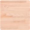 vidaXL Piano per Tavolo 40x40x1,5 cm Quadrato Legno Massello di Faggio