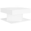 vidaXL Tavolino da Salotto Bianco 57x57x30 cm in Legno Multistrato