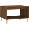 vidaXL Salontafel 60x50x40 cm bewerkt hout bruin eikenkleur