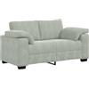 vidaXL Divano Divanetto Grigio Chiaro 160x77x82 cm in Velluto