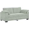 vidaXL Divano Divanetto Grigio Chiaro 180x77x82 cm in Velluto