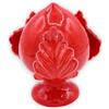 SICILIA BEDDA CAPACI Pumo in Pregiata Ceramica, Color Rosso, con 4 opzioni Dimensione - (1Unità) - h 10 cm