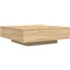 vidaXL Tavolino Salotto Rovere Sonoma 100x100x31 cm Legno Multistrato