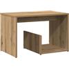 vidaXL Tavolino Rovere Artigianale 59x36x38 cm in Legno Multistrato
