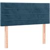 vidaXL Testiera Blu scuro 90x5x78/88 cm in Tessuto