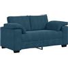vidaXL Divano Divanetto Blu 160x77x82 cm in Velluto