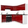 B BELINI GROUP Belini ITALIA 6 Cucina Angolare Componibile 360cm Rosso