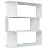 vidaXL Boekenkast/kamerscherm 80x24x96 cm bewerkt hout wit
