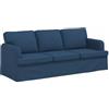 vidaXL Bank Blauw 201 x 80 x 85 cm Stof