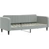 vidaXL Slaapbank 80x200 cm fluweel lichtgrijs