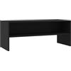 vidaXL Tv-meubel 100x40x40 cm bewerkt hout zwart