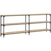 vidaXL Consoletafel Sonoma Eiken 200x29x75 cm Bewerkt Hout