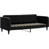 vidaXL Slaapbank 80x200 cm fluweel zwart
