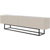 Selsey Vedio - Mobile per TV, 175 cm, con gambe nere