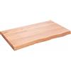 vidaXL Ripiano Muro Marrone 100x60x(2-6) cm Massello Rovere Trattato