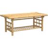 vidaXL Salontafel 110x55x45 cm bamboe
