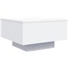 vidaXL Tavolino da Salotto Bianco 55x55x31 cm in Legno Multistrato