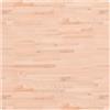 vidaXL Piano per Tavolo 90x90x1,5 cm Quadrato Legno Massello di Faggio