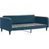 vidaXL Letto da Giorno Blu 100x200 cm in Velluto