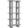 vidaXL Boekenkast/kamerscherm 80x30x160 cm bewerkt hout grijs sonoma
