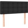 vidaXL Testiera Nera 100x5x78/88 cm in Similpelle