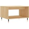 vidaXL Salontafel 60x50x40 cm bewerkt hout sonoma eikenkleurig