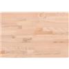 vidaXL Piano Bagno 60x40x2,5 cm Legno Massello di Faggio