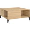 vidaXL Tavolino Salotto Rovere Sonoma 80x80x36,5 cm Legno Multistrato