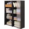 Generic Scaffale per armadio portaoggetti - Appendiabiti autoportante con coperchio antipolvere | Organizzatore portatile per armadio con ripiani, guardaroba in tessuto non tessuto per camera da letto