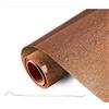 XAHMBSS Glitter Vinile Termoadesivo per Tessuti 30×200 cm,Pellicola per Plotter in Vinile a Trasferimento Termico,Facile da Tagliare e Eliminare,Vinile Permanente per T-Shirt (Marrone Oro Rosa)