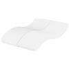 vidaXL Schuimmatras hardheid H2 H3 120x220 cm wit