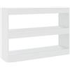 vidaXL Libreria/Divisorio Bianco 100x30x72 cm