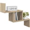 vidaXL Wandplank Sonoma Eiken 48 x 15 x 42 cm Bewerkt hout