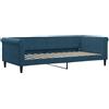 vidaXL Letto da Giorno Blu 90x200 cm in Velluto