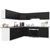 B BELINI GROUP Belini ITALIA 7 Cucina Angolare Componibile 420cm Ebano