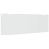 vidaXL Hoofdbord wandmodel 240x1,5x80 cm bewerkt hout wit
