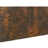 vidaXL Hoofdbord 160x1,5x80 cm bewerkt hout gerookt eikenkleurig
